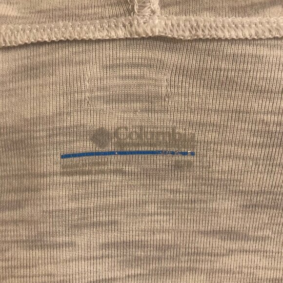 Columbia Full Zip Hoodie Heather Grey Lightweight Streetwear Size S - Picture 9 of 11